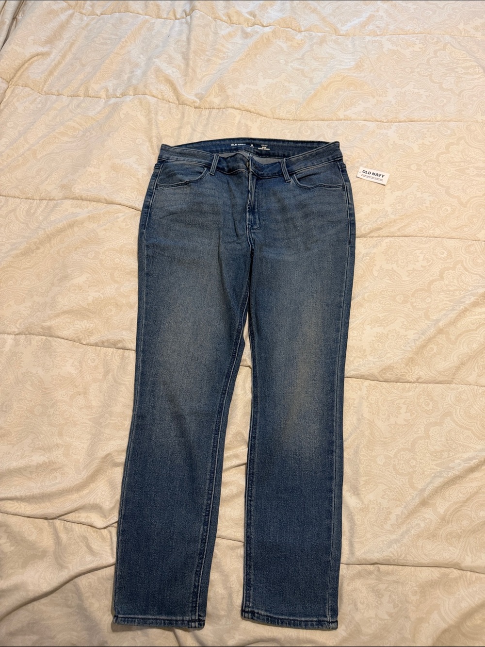 Old Navy Women's Super Skinny Leg Jeans - Dark Blue